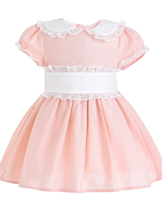 kids atelier tulleen Light Pink Odette Bow-Back Dress