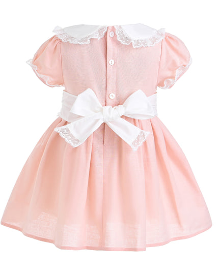 kids atelier tulleen Light Pink Odette Bow-Back Dress