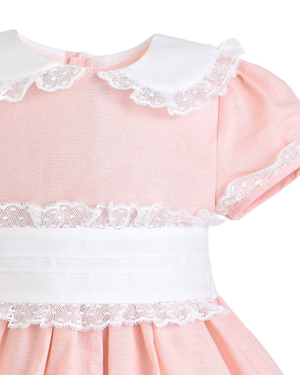 kids atelier tulleen Light Pink Odette Bow-Back Dress