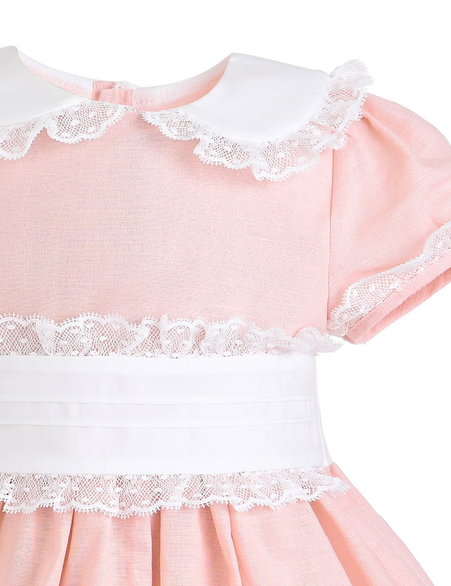 kids atelier tulleen Light Pink Odette Bow-Back Dress