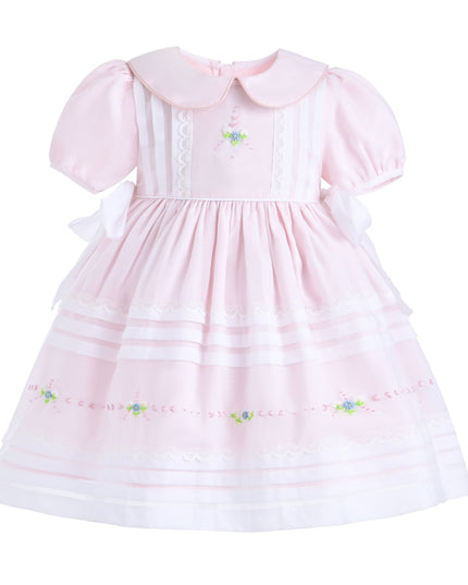 kids atelier tulleen Light Pink Rosabelle Embroidered Dress