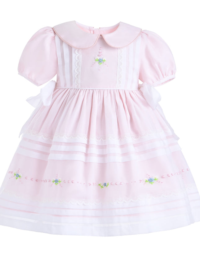 kids atelier tulleen Light Pink Rosabelle Embroidered Dress
