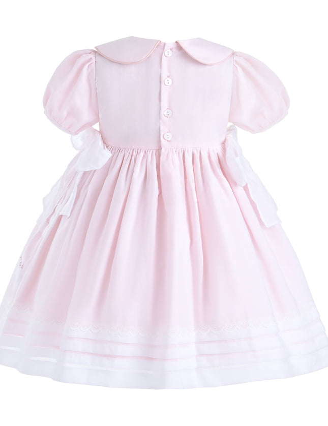 kids atelier tulleen Light Pink Rosabelle Embroidered Dress