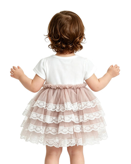 kids atelier tulleen Purple Briony Tulle Dress