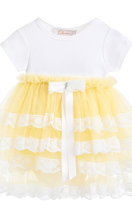 kids atelier tulleen Yellow Briony Tulle Dress
