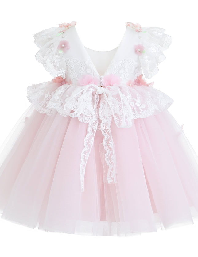 kids atelier Tulleen Pink Skyline Dress