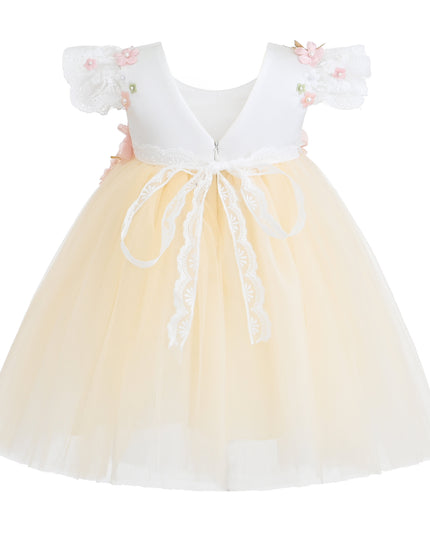 kids atelier Tulleen Yellow Madrone Fairy Dress
