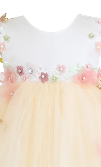 kids atelier Tulleen Yellow Madrone Fairy Dress