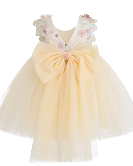 kids atelier tulleen Cream Rosslyn Dress