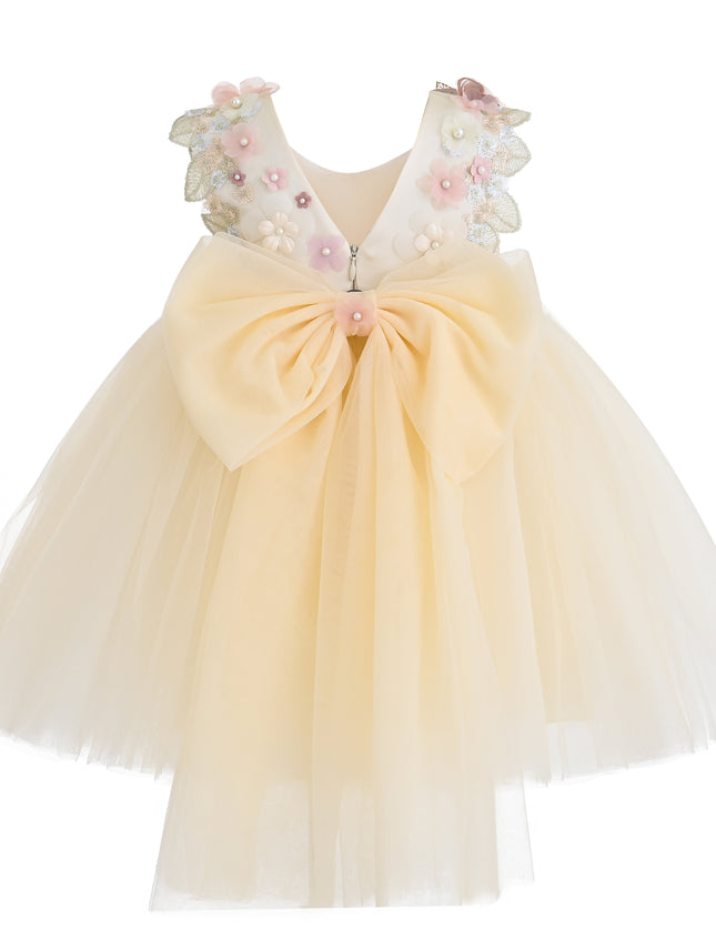 kids atelier tulleen Cream Rosslyn Dress