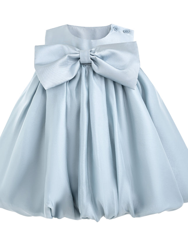 kids atelier tulleen Teal Aileen Bow Dress