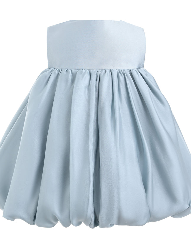 kids atelier tulleen Teal Aileen Bow Dress