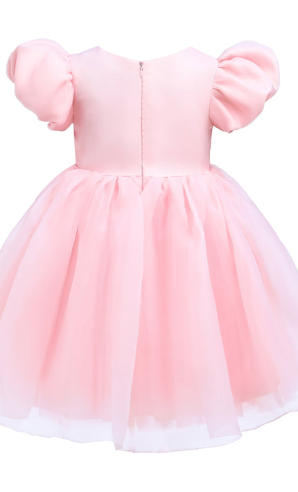 kids atelier tulleen Pink D'Amico Floral Teacup Dress