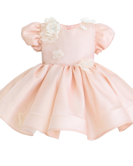 kids atelier Tulleen Pink Isolde Floral Dress