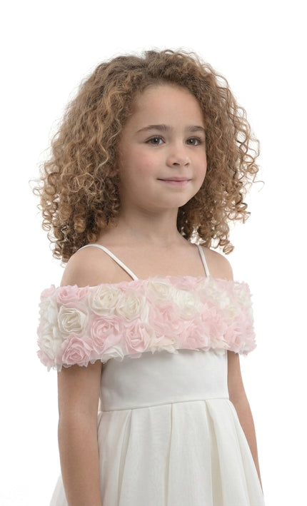 kidsatelier-tulleen-White-Claire-Cascade-Rose-Dress