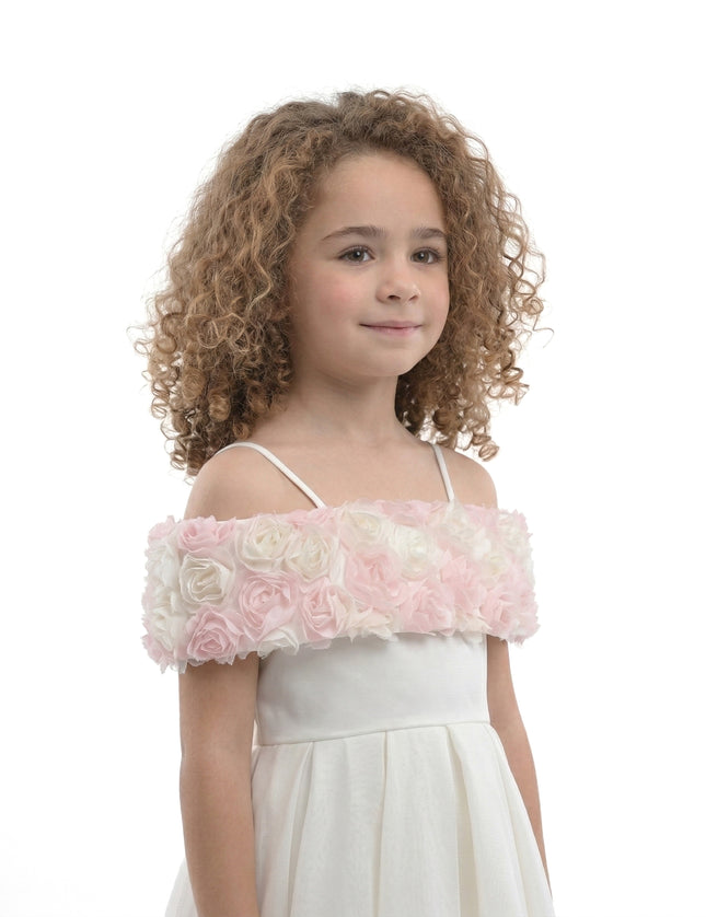 kidsatelier-tulleen-White-Claire-Cascade-Rose-Dress