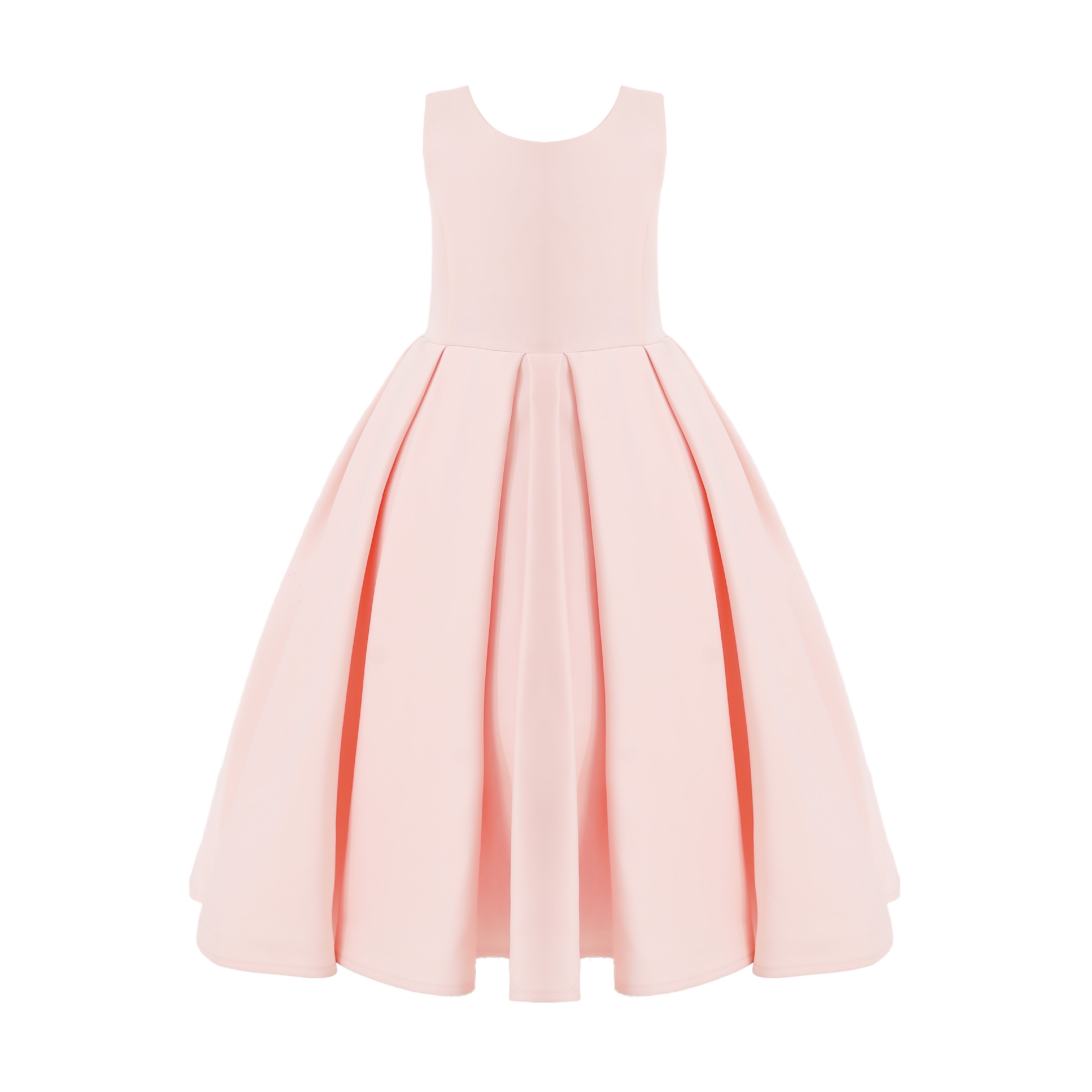 Pink Redwooda Satin Bow-Back Dress 5Y / Pink