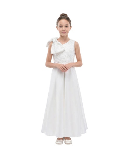 Kidsatelier-tulleen-White-Theia-Bow-Embellished-Dress