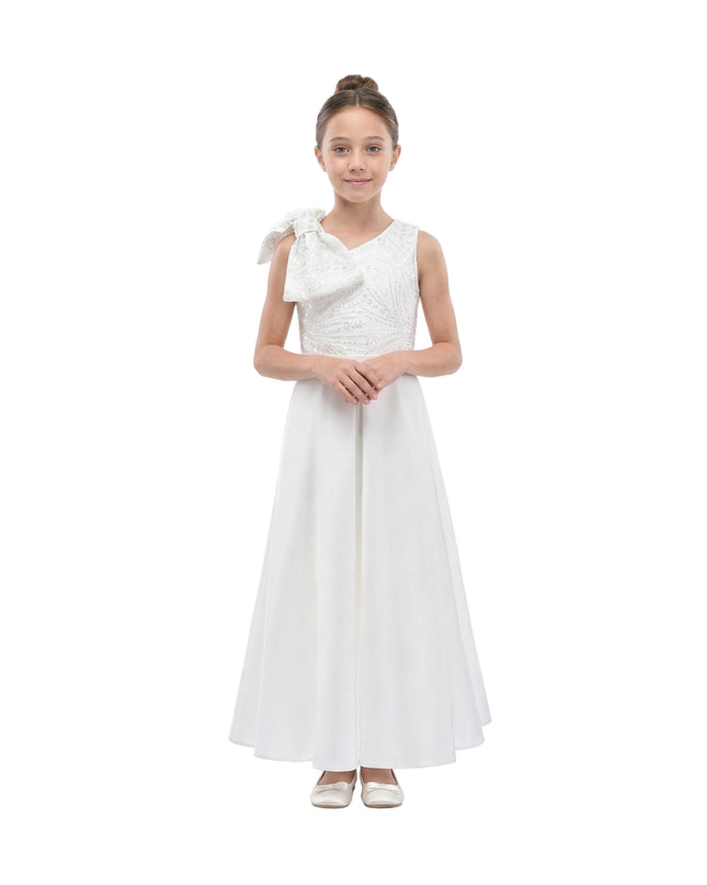 Kidsatelier-tulleen-White-Theia-Bow-Embellished-Dress