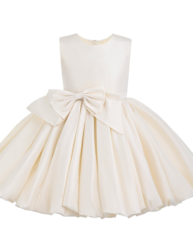 kids atelier tulleen Ivory Kalina Tulle Pleated Dress