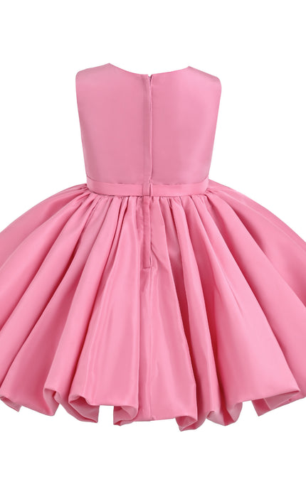 kids atelier tulleen Rose Kalina Tulle Pleated Dress