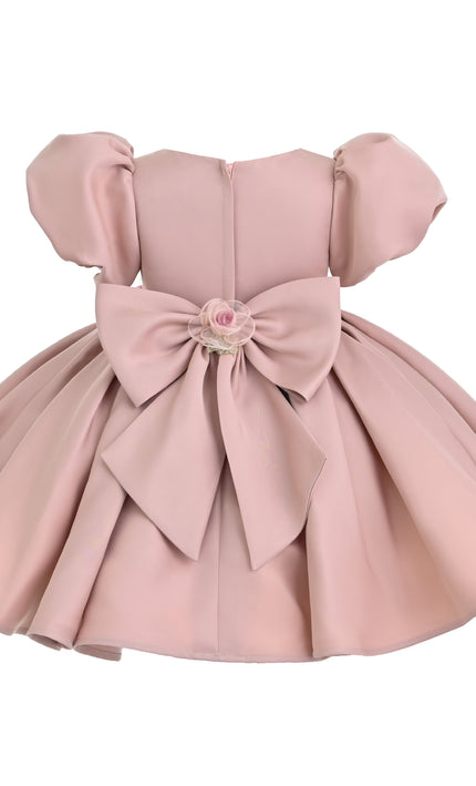 kids atelier tulleen Pink Verena Tulle Pleated Floral Dress