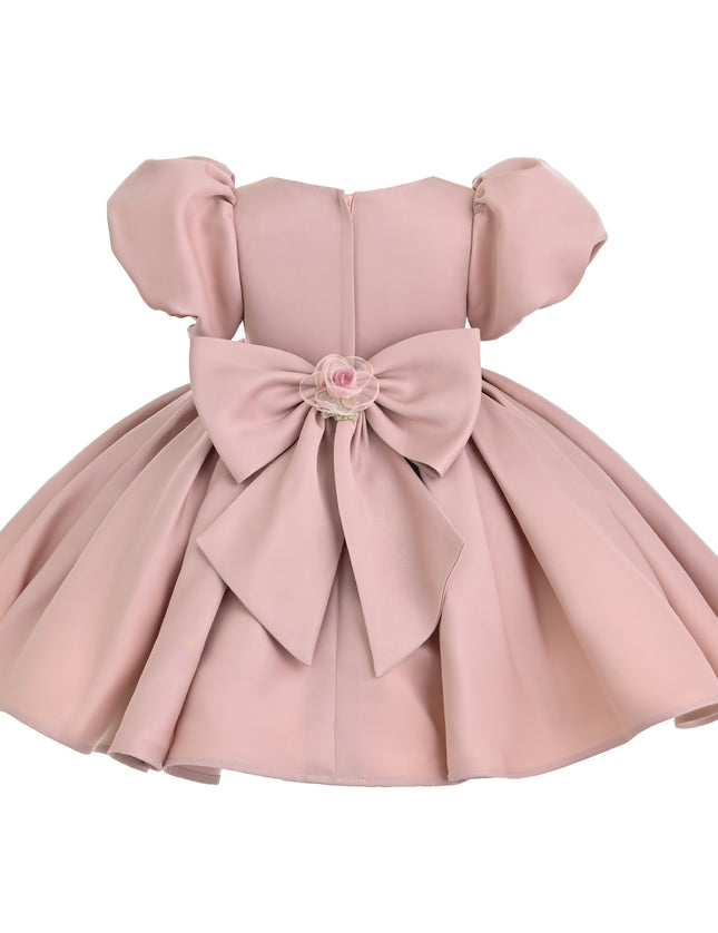 kids atelier tulleen Pink Verena Tulle Pleated Floral Dress
