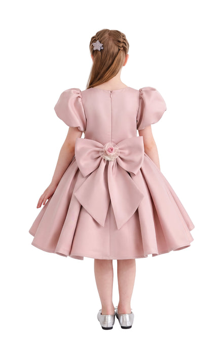 kids atelier tulleen Pink Verena Tulle Pleated Floral Dress