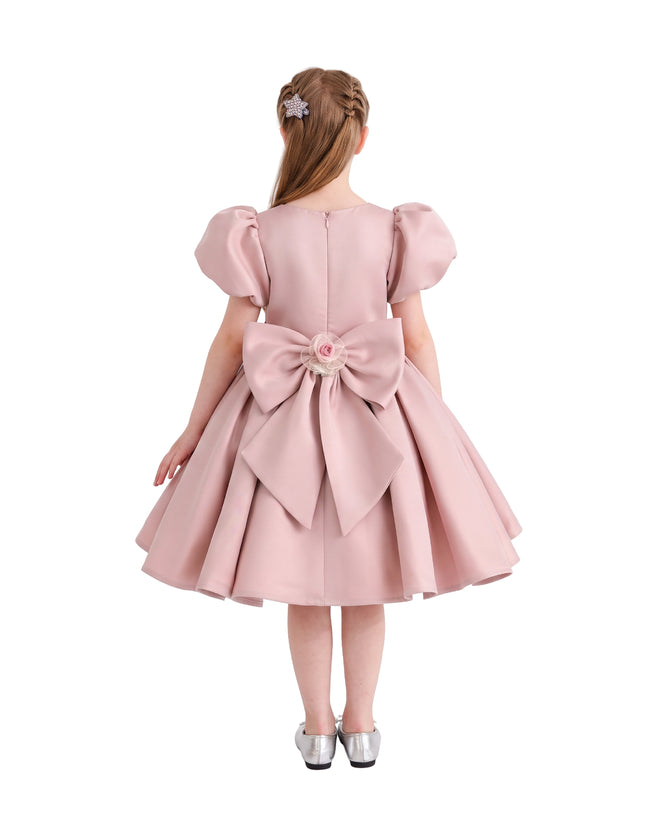 kids atelier tulleen Pink Verena Tulle Pleated Floral Dress
