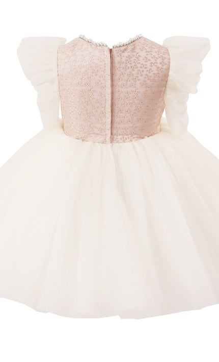 tulleen Pink Oaklyn Sequin Tulle Occasion Dress