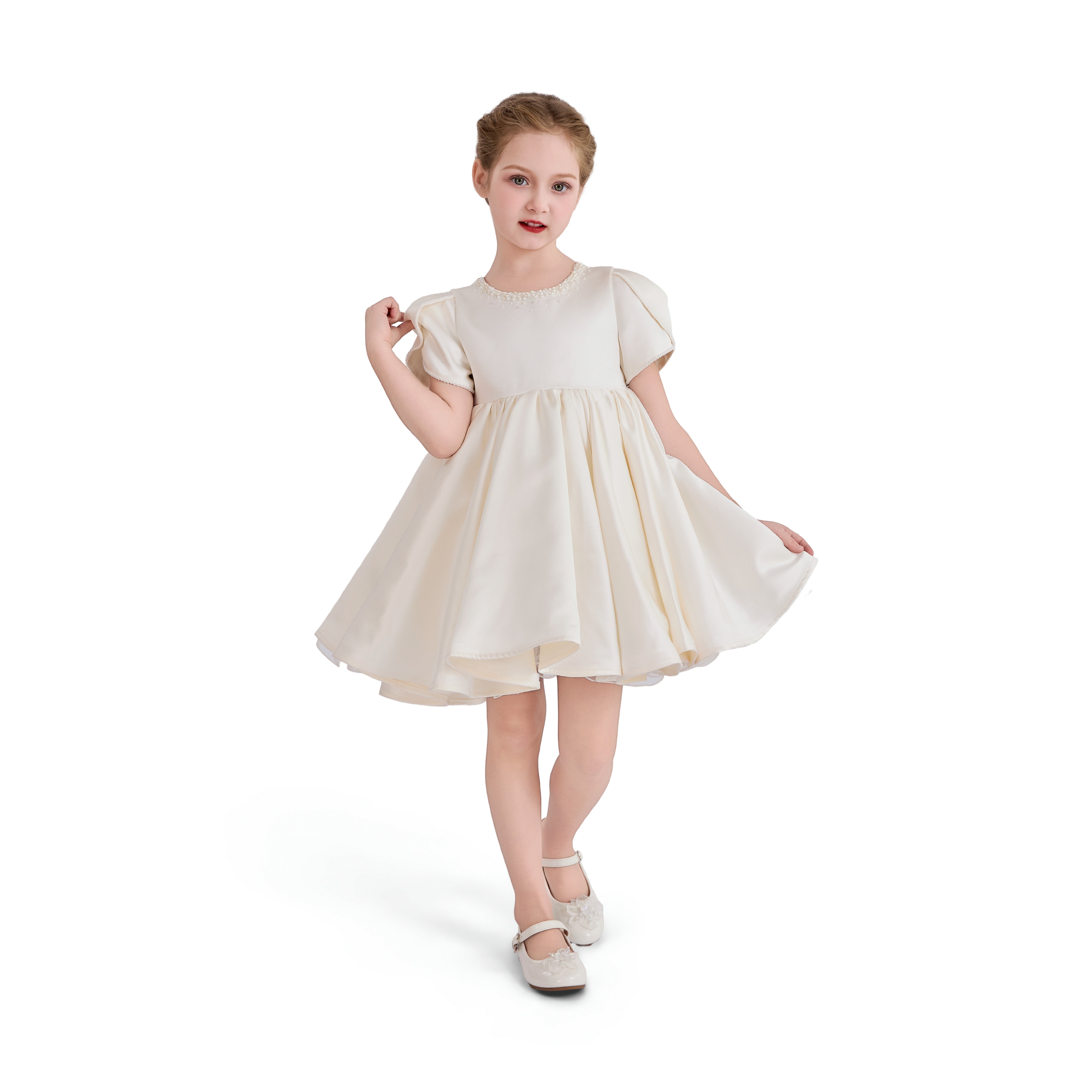 ivory occasion dress Jasmine Off The Shoulder Gown (Ivory)