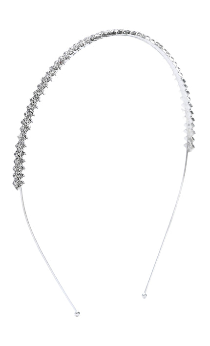 kids atelier tulleen Silver Crystal Row Headband