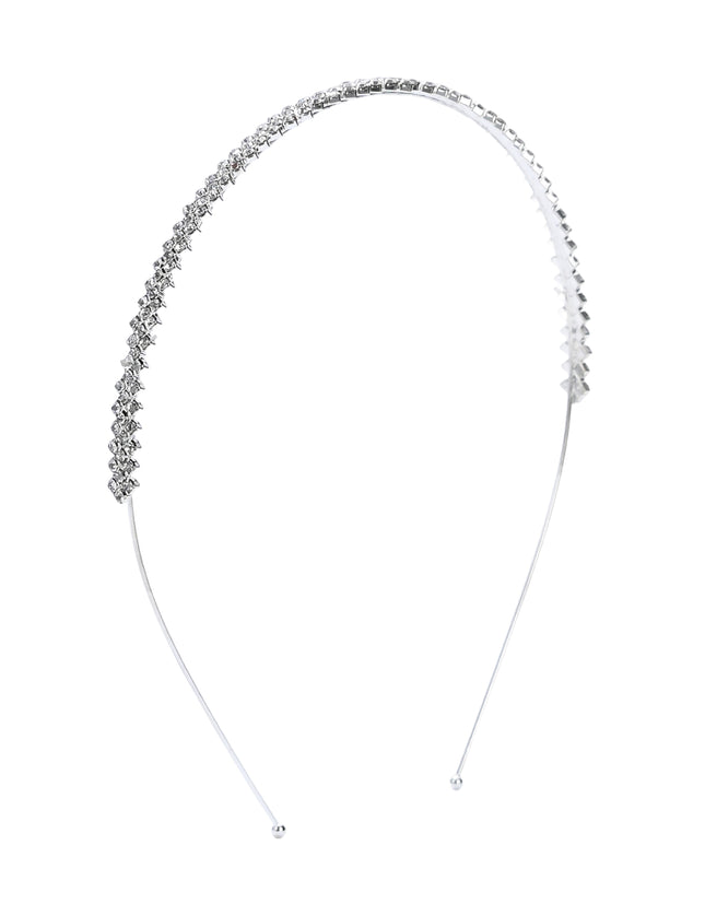 kids atelier tulleen Silver Crystal Row Headband