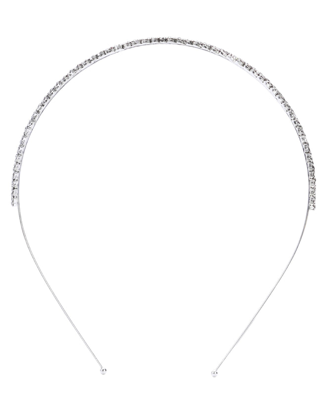 kids atelier tulleen Silver Crystal Row Headband