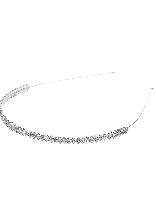kids atelier tulleen Silver Crystal Row Headband