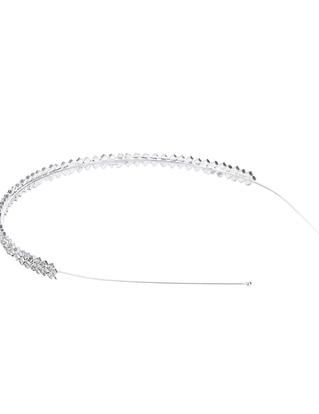 kids atelier tulleen Silver Crystal Row Headband