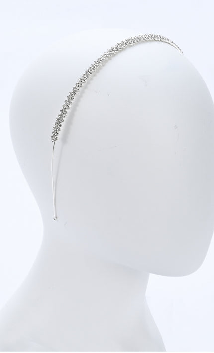 kids atelier tulleen Silver Crystal Row Headband