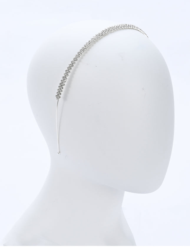 kids atelier tulleen Silver Crystal Row Headband