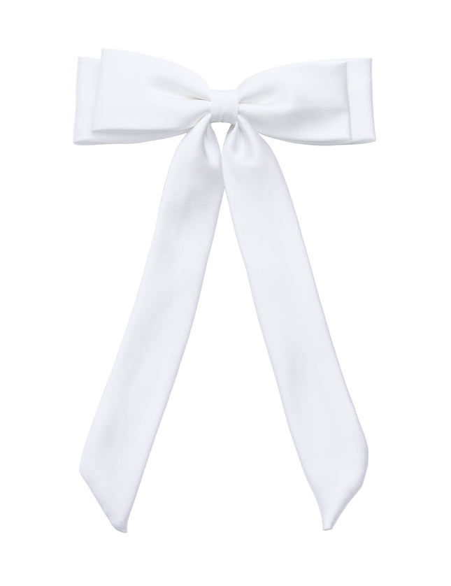 kids atelier tulleen Classic White Double-Layered Hair Clip
