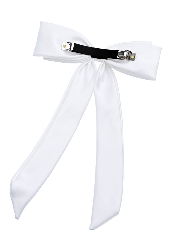 kids atelier tulleen Classic White Double-Layered Hair Clip
