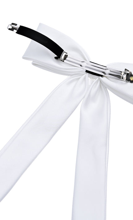 kids atelier tulleen Classic White Double-Layered Hair Clip