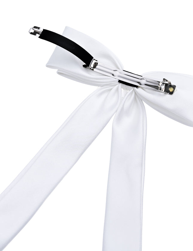kids atelier tulleen Classic White Double-Layered Hair Clip