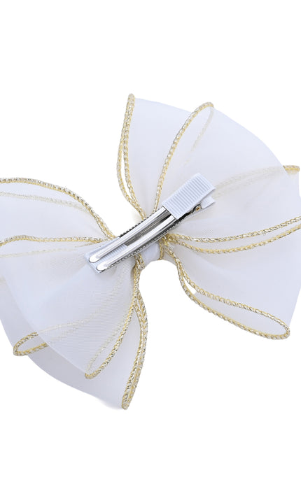 kids atelier tulleen Tulle Glitter Bow Hir Clip Set