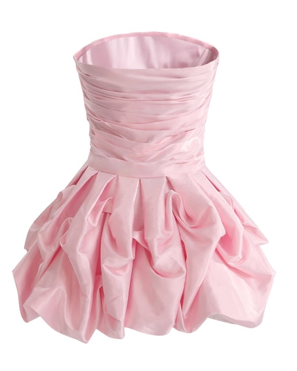 Light Pink Alerche Strapless Satin Dress Light Pink Alerche Strapless Satin Dress