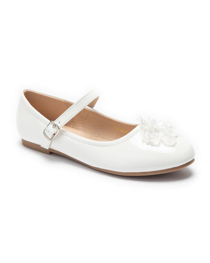 kids atelier Tulleen White Selene Mary Jane Shoes