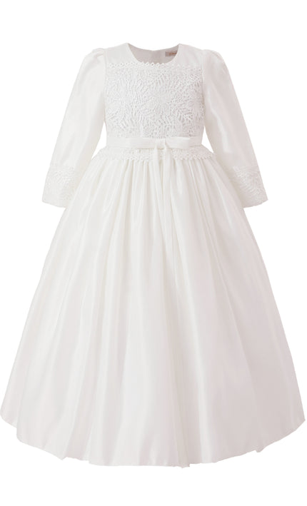 kids atelier tulleen White Marindel Lace & Tulle Dress