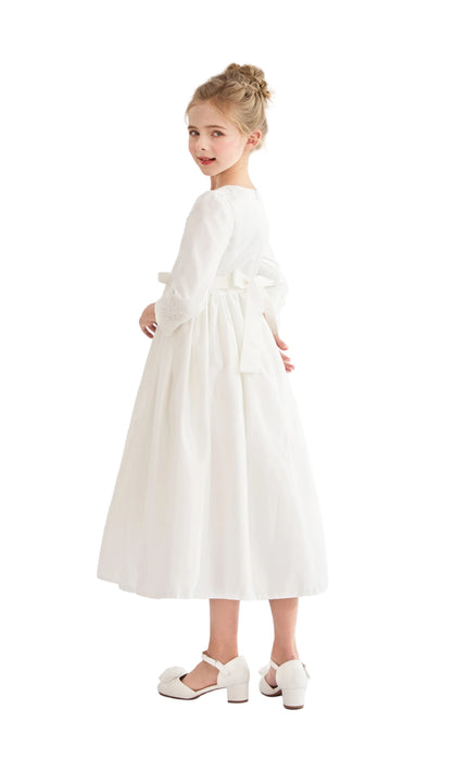 kids atelier tulleen White Marindel Lace & Tulle Dress