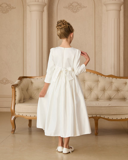 kids atelier tulleen White Marindel Lace & Tulle Dress