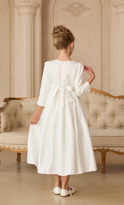 kids atelier tulleen White Marindel Lace & Tulle Dress