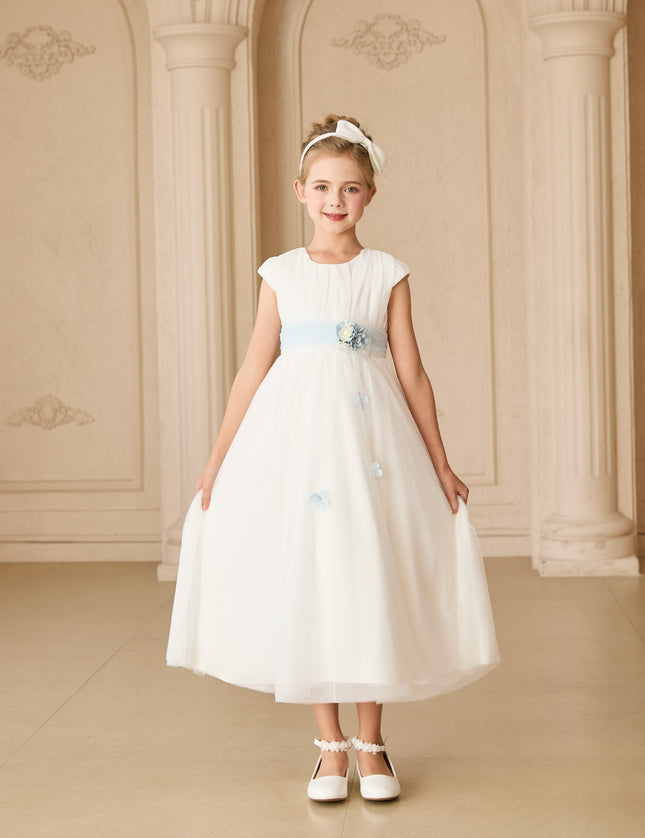 tulleen White Cavella Lace Dress